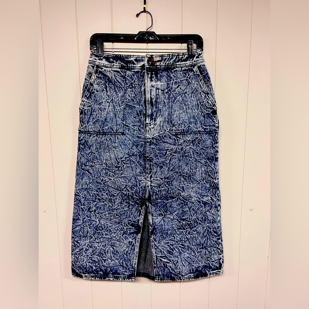 Who What Wear Small Denim Skirt